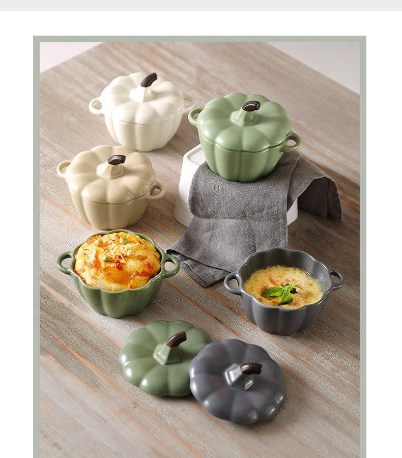 Pumpkin soup bowl with lid by Glow Ritual