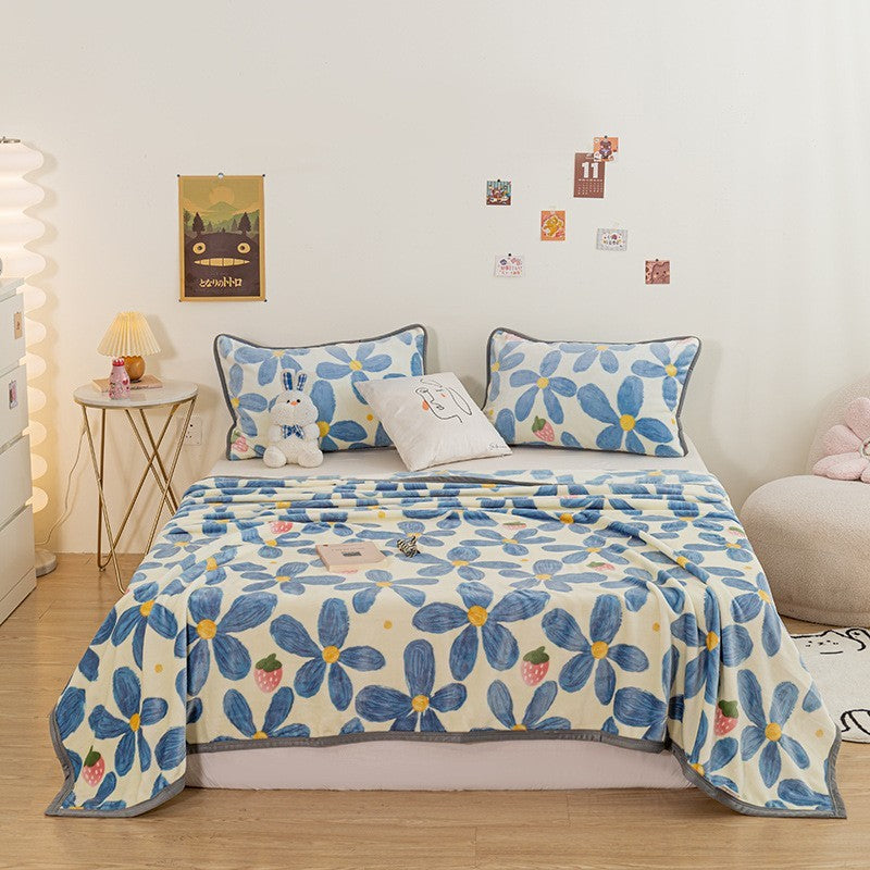 Fleece throw blanket by Glow Ritual