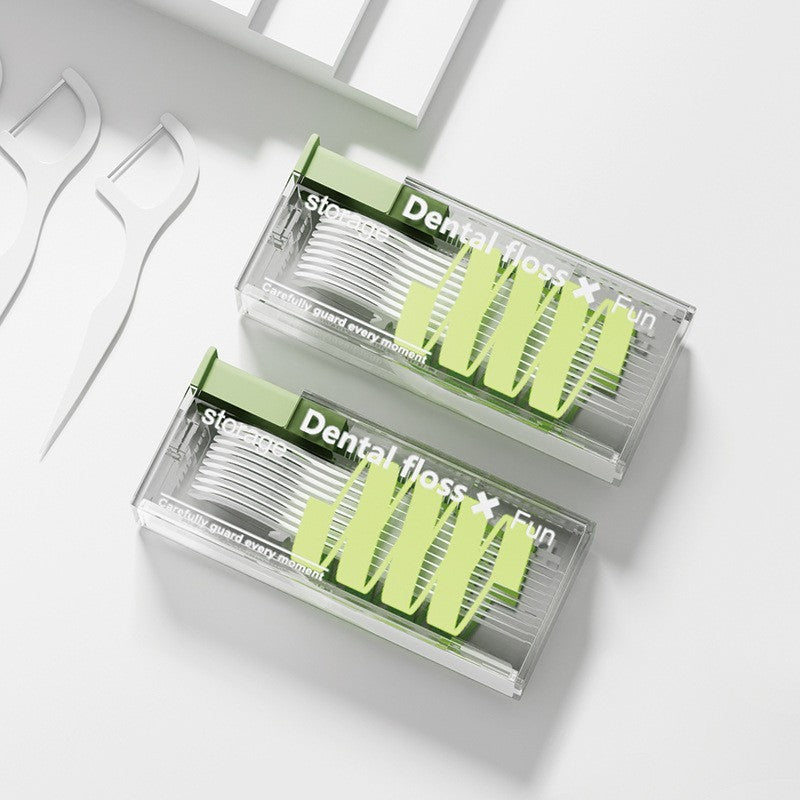 Floss pick dispenser by Glow Ritual