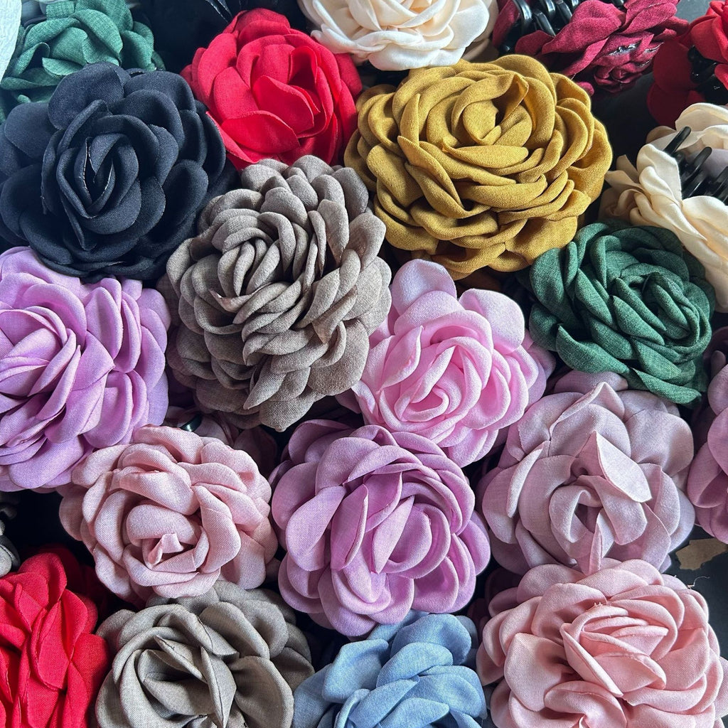 Rose flower claw clip by Glow Ritual