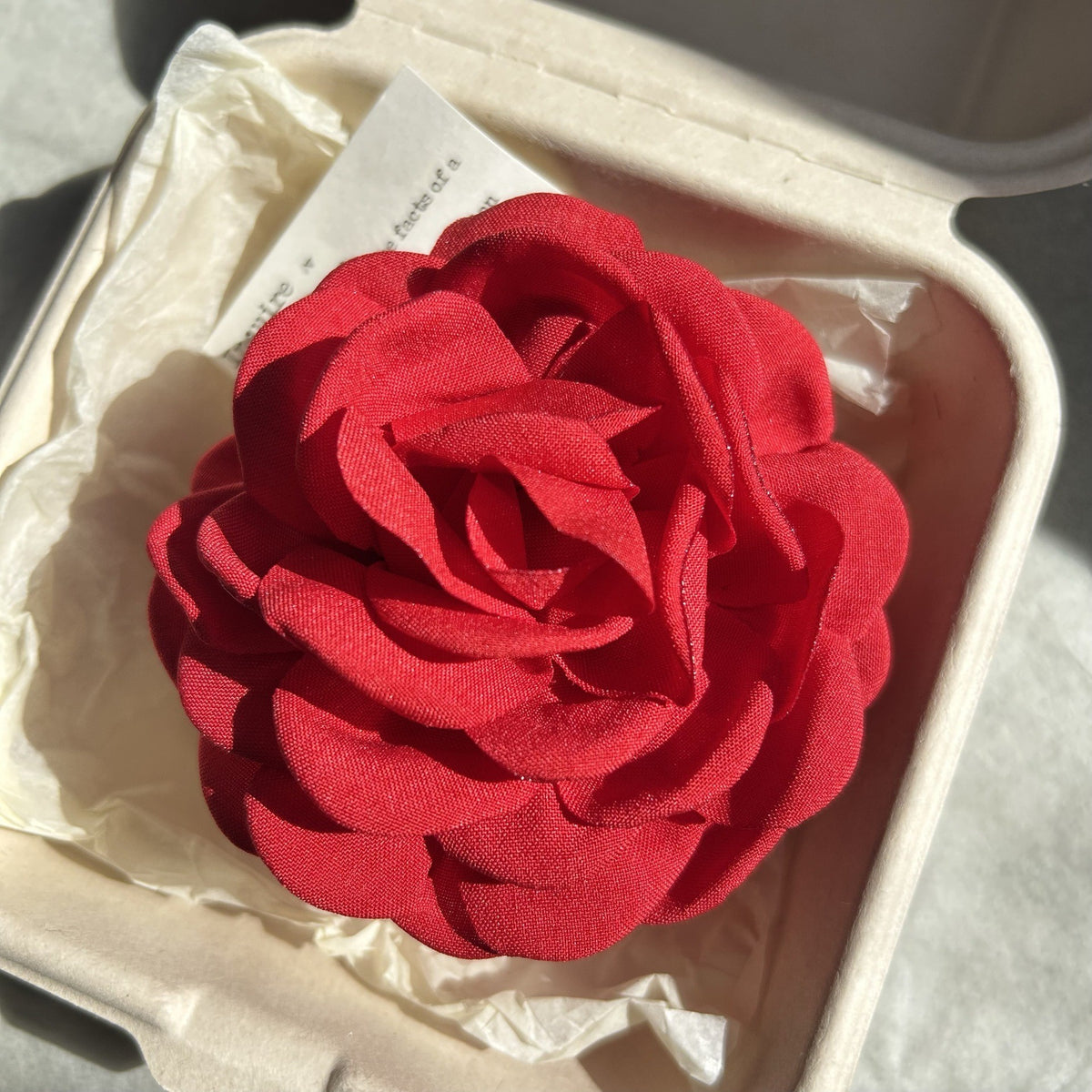 Rose flower claw clip by Glow Ritual