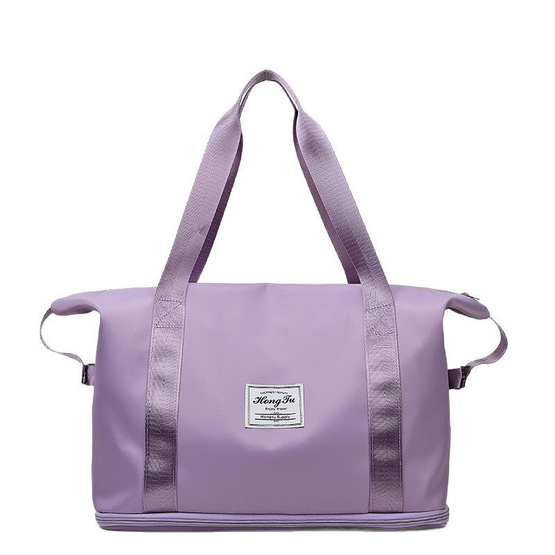 Foldable travel duffel bag by Glow Ritual