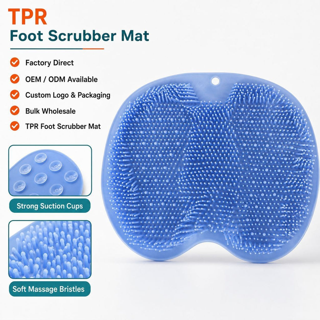 Shower foot scrubber mat by Glow Ritual