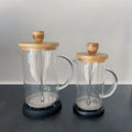 Glass French press by Glow Ritual