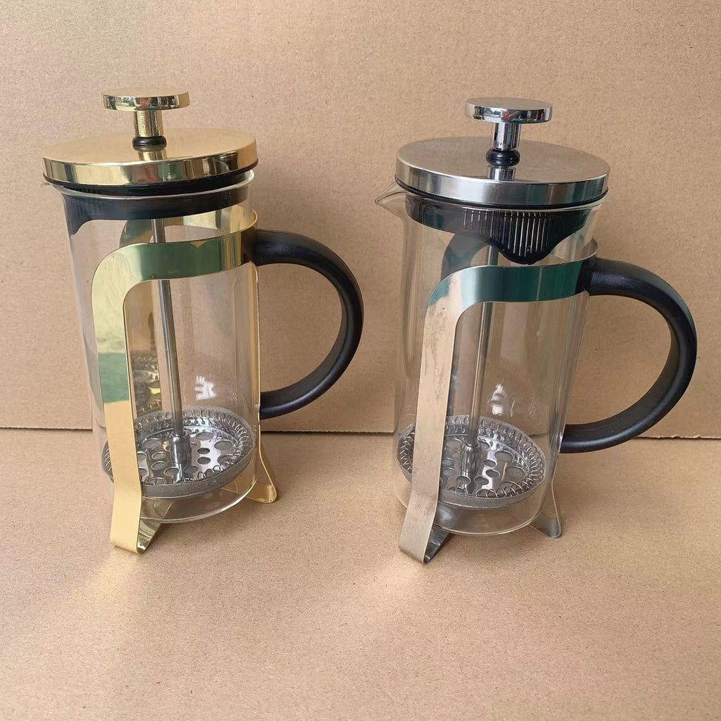Glass French press by Glow Ritual