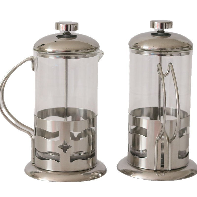 Glass French press by Glow Ritual