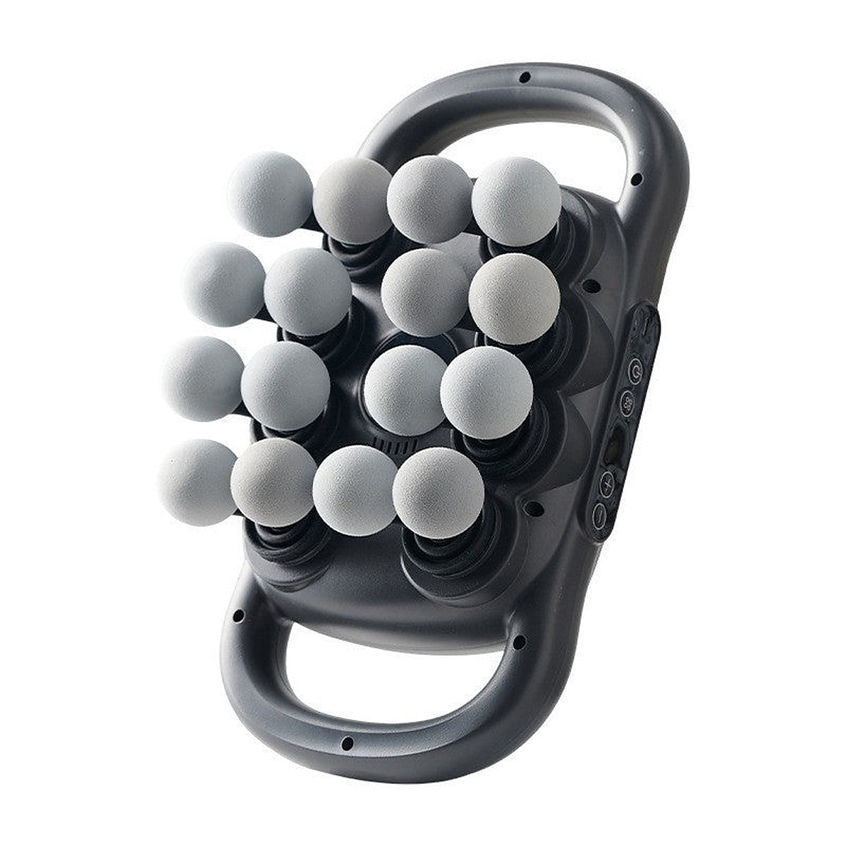 16-head percussion massage gun by Glow Ritual