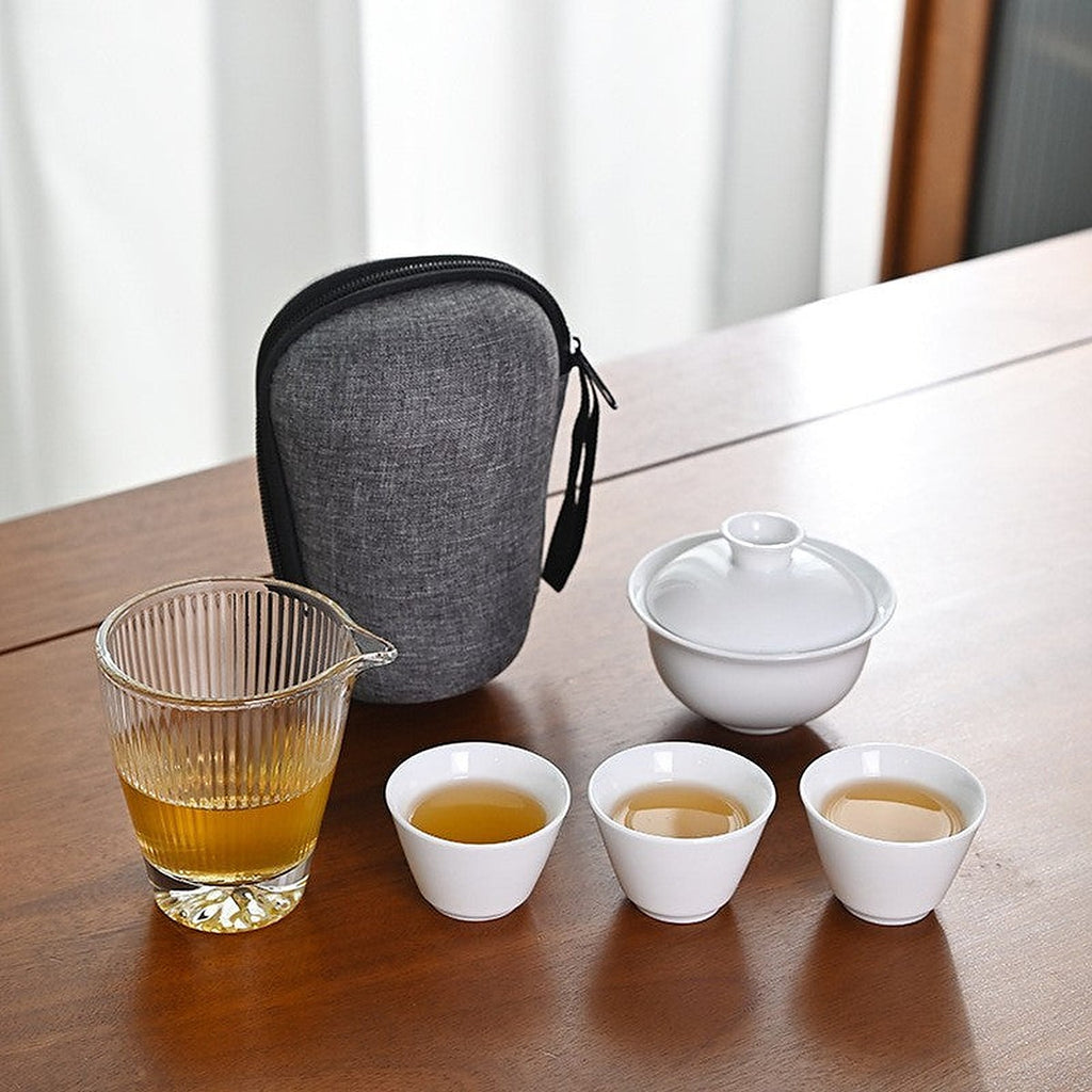 Travel gaiwan tea set by Glow Ritual