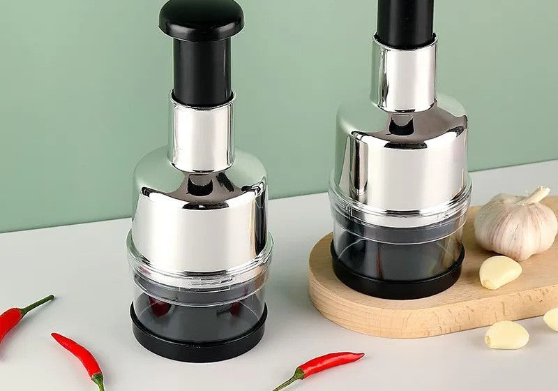 Stainless garlic press by Glow Ritual