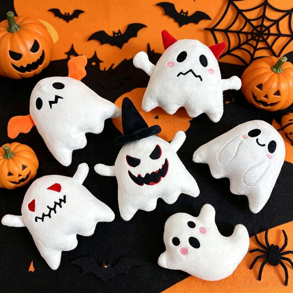 Ghost plush pillow by Glow Ritual