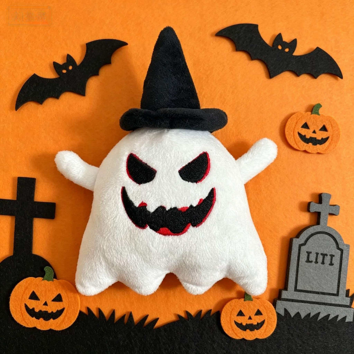 Ghost plush pillow by Glow Ritual