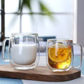Double-wall glass mug by Glow Ritual