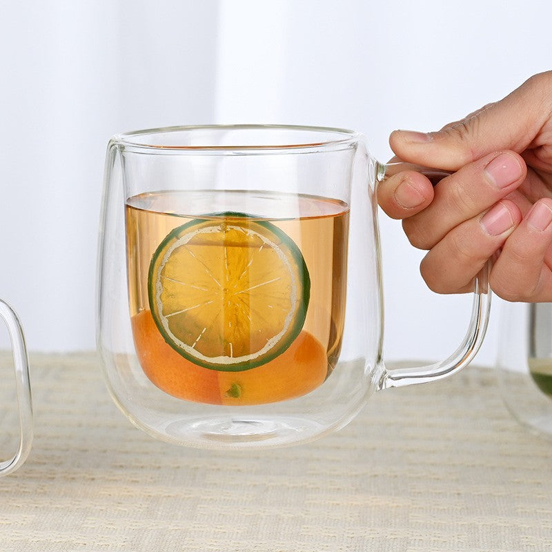 Double-wall glass mug by Glow Ritual