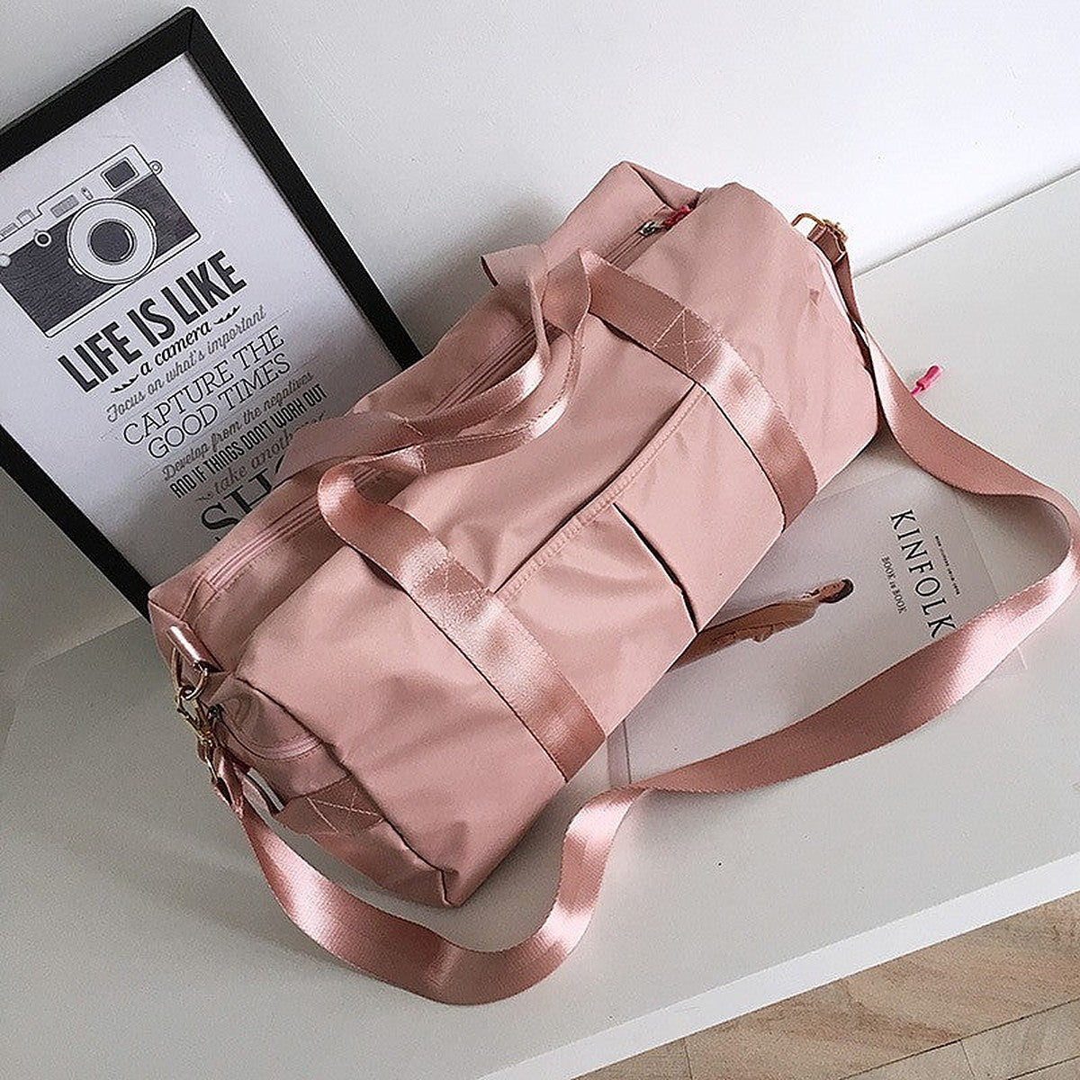 Gym duffel bag by Glow Ritual