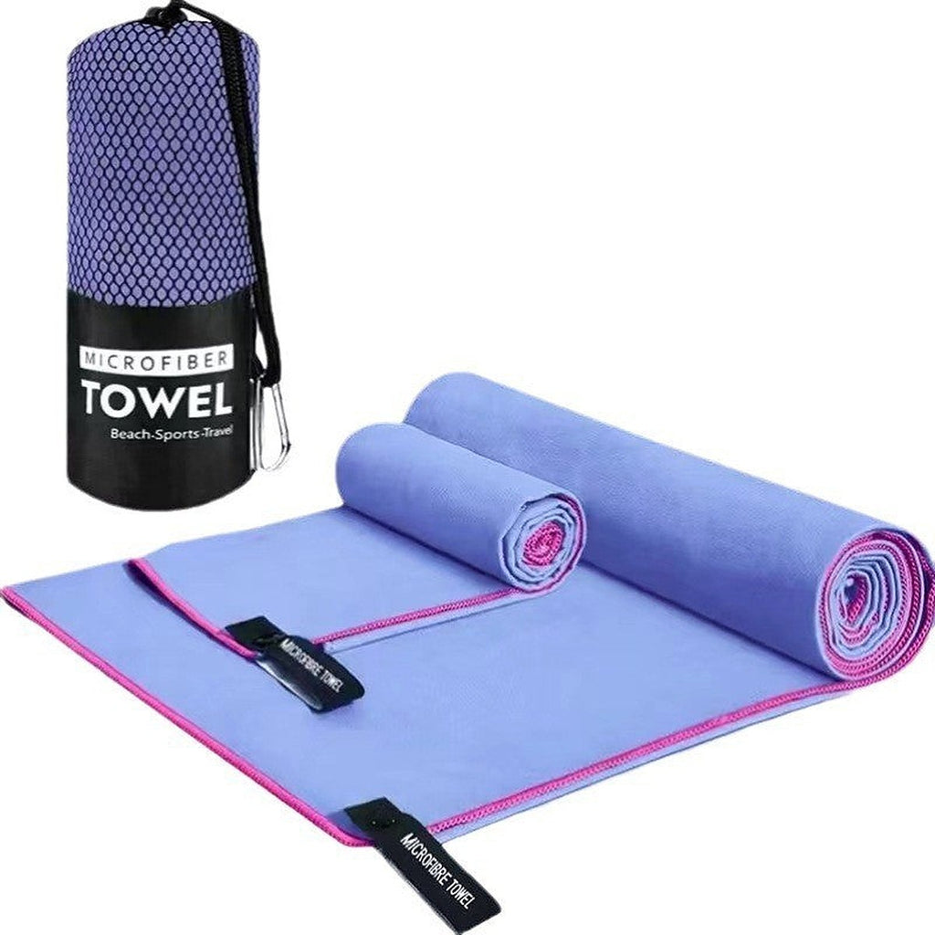 Quick-dry microfiber gym towel set by Glow Ritual