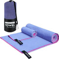 Quick-dry microfiber gym towel set by Glow Ritual
