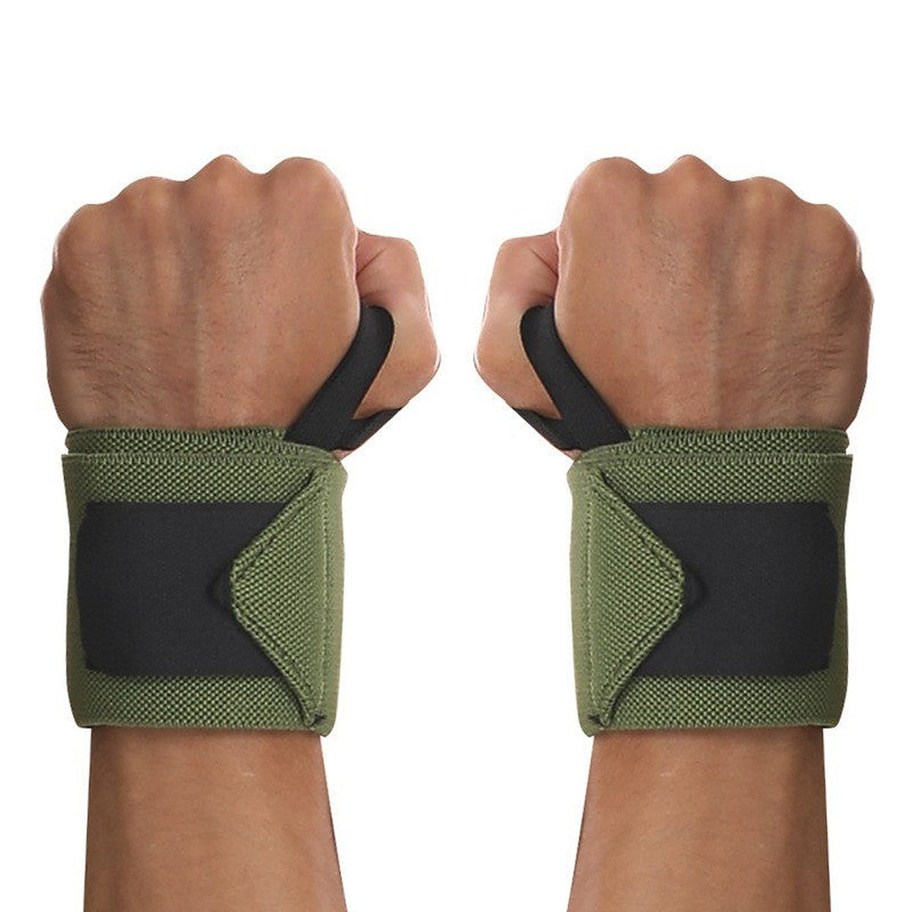 Adjustable gym wrist wraps pair by Glow Ritual