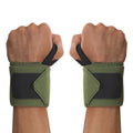 Adjustable gym wrist wraps pair by Glow Ritual