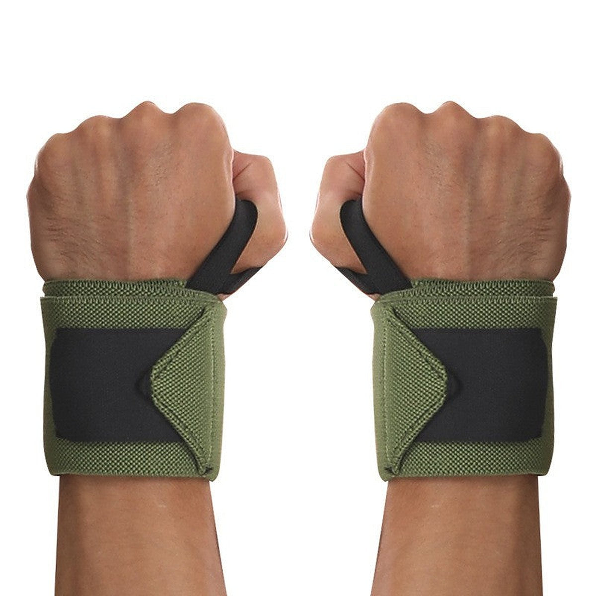 Adjustable gym wrist wraps pair by Glow Ritual