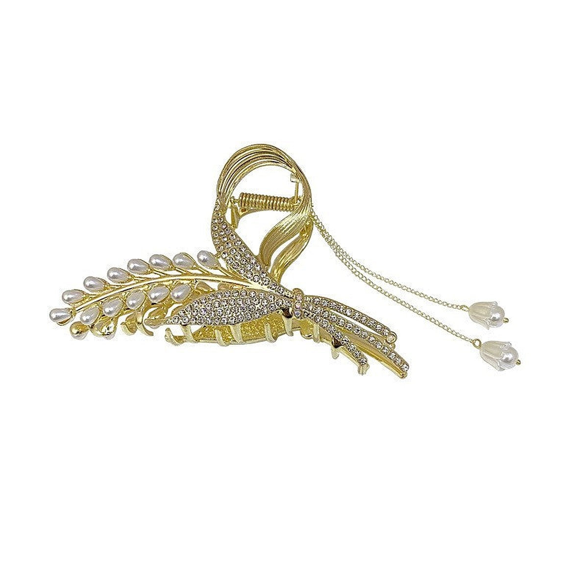 Pearl flower claw clip by Glow Ritual