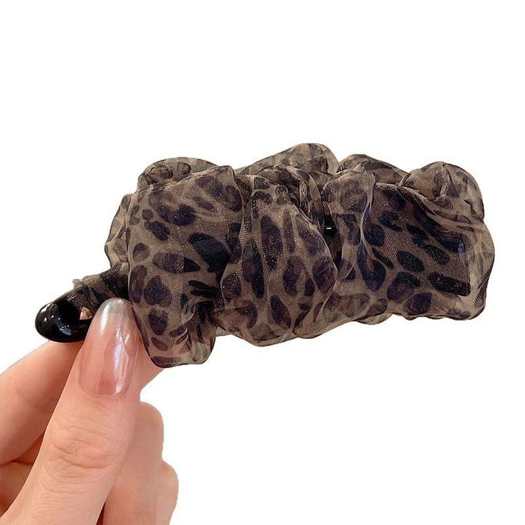 Leopard banana hair clip by Glow Ritual