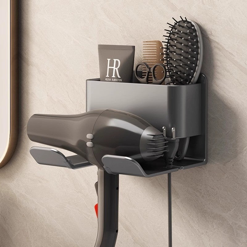 Wall hair dryer holder by Glow Ritual
