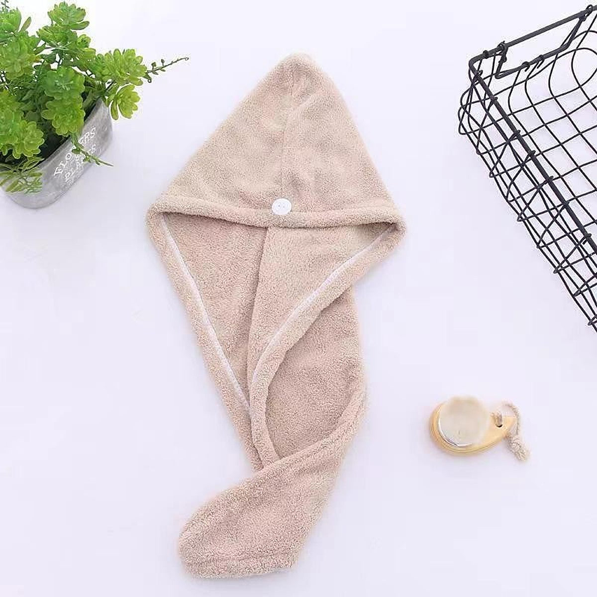 Microfiber hair towel wrap by Glow Ritual