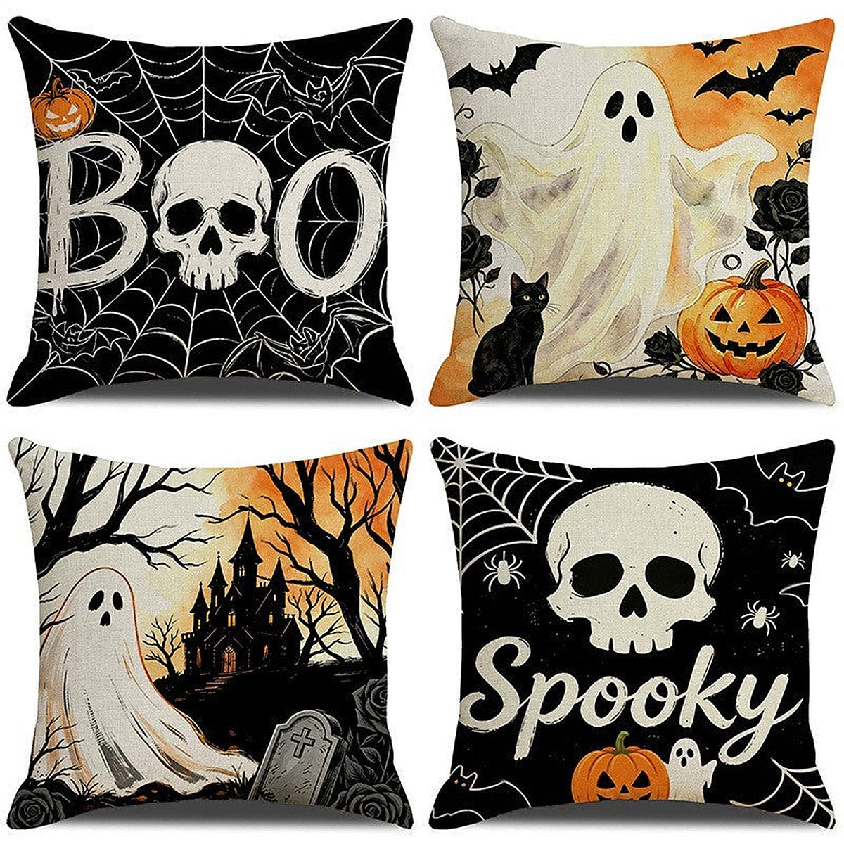 Halloween pillow covers by Glow Ritual