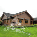 Giant Halloween spider web by Glow Ritual