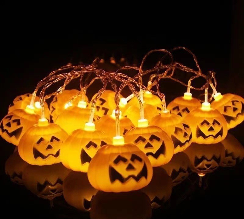 Pumpkin string lights by Glow Ritual