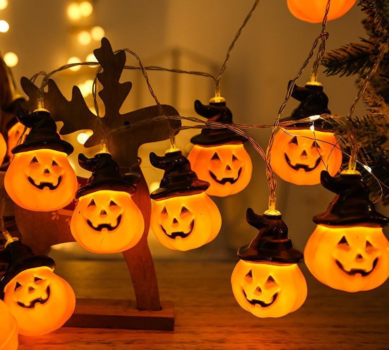 Pumpkin string lights by Glow Ritual