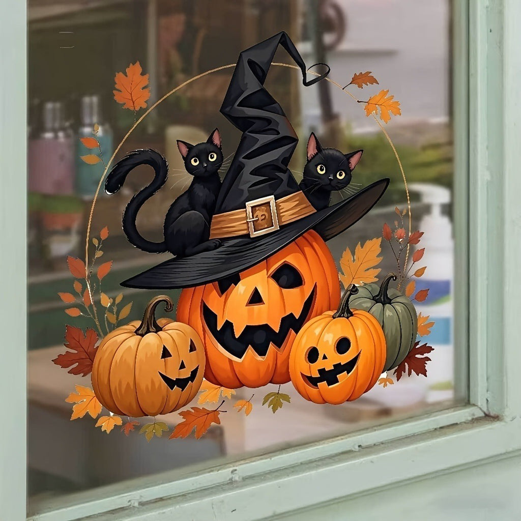 Halloween window clings by Glow Ritual
