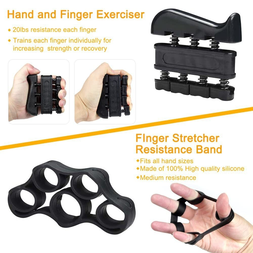 Hand grip strengthener set by Glow Ritual