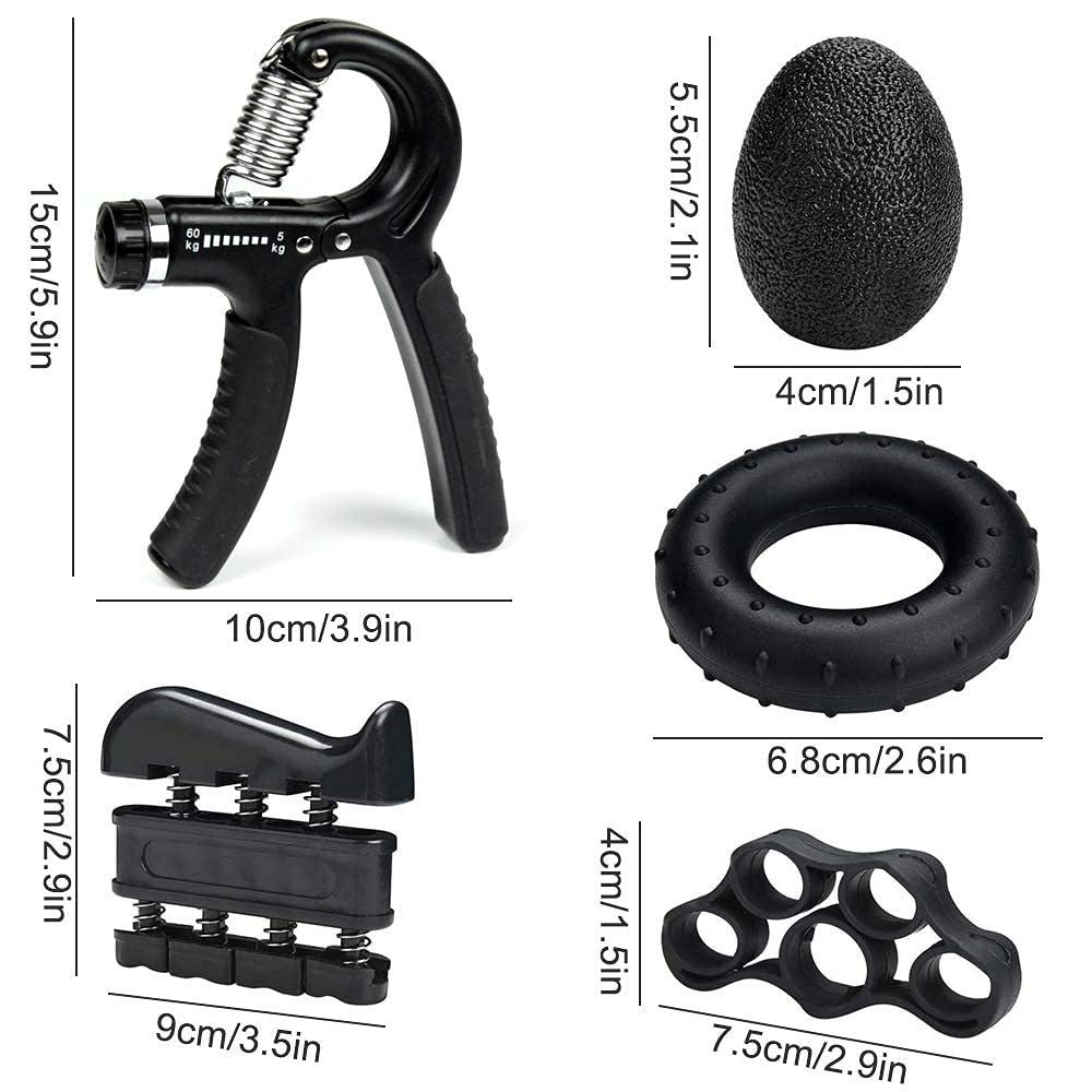 Hand grip strengthener set by Glow Ritual