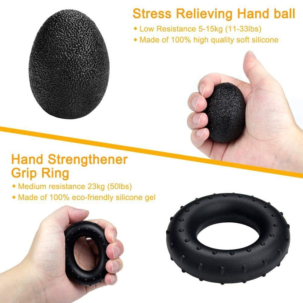 Hand grip strengthener set by Glow Ritual