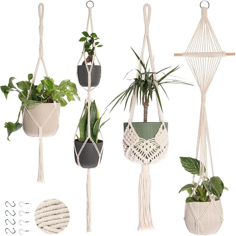 Macrame plant hangers by Glow Ritual