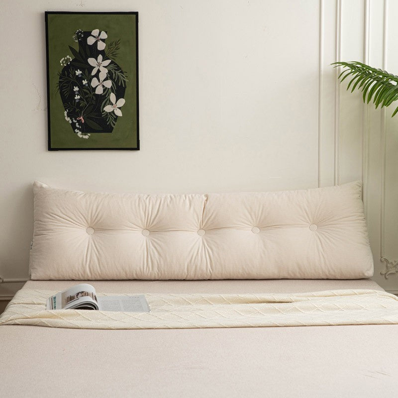 Corduroy headboard cushion by Glow Ritual