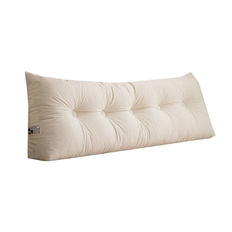 Corduroy headboard cushion by Glow Ritual