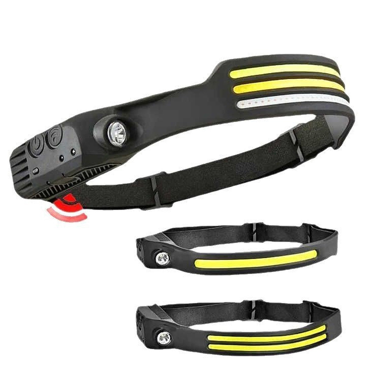 Rechargeable motion sensor headlamp by Glow Ritual