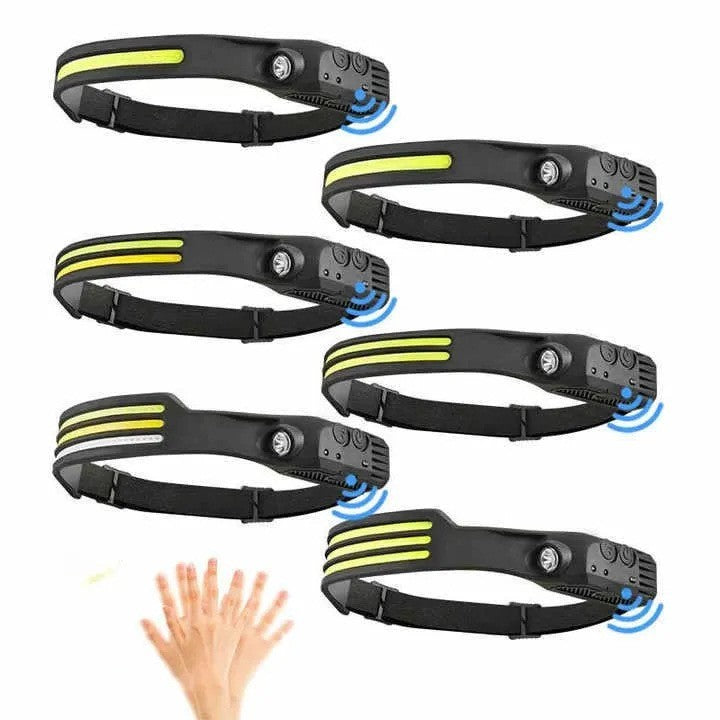 Rechargeable motion sensor headlamp by Glow Ritual