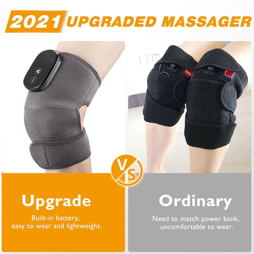 Heated vibrating knee massager by Glow Ritual