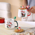 Christmas mug with lid and spoon by Glow Ritual