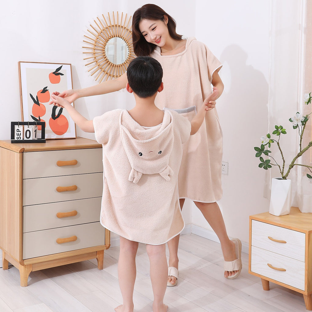Adult hooded bath towel by Glow Ritual