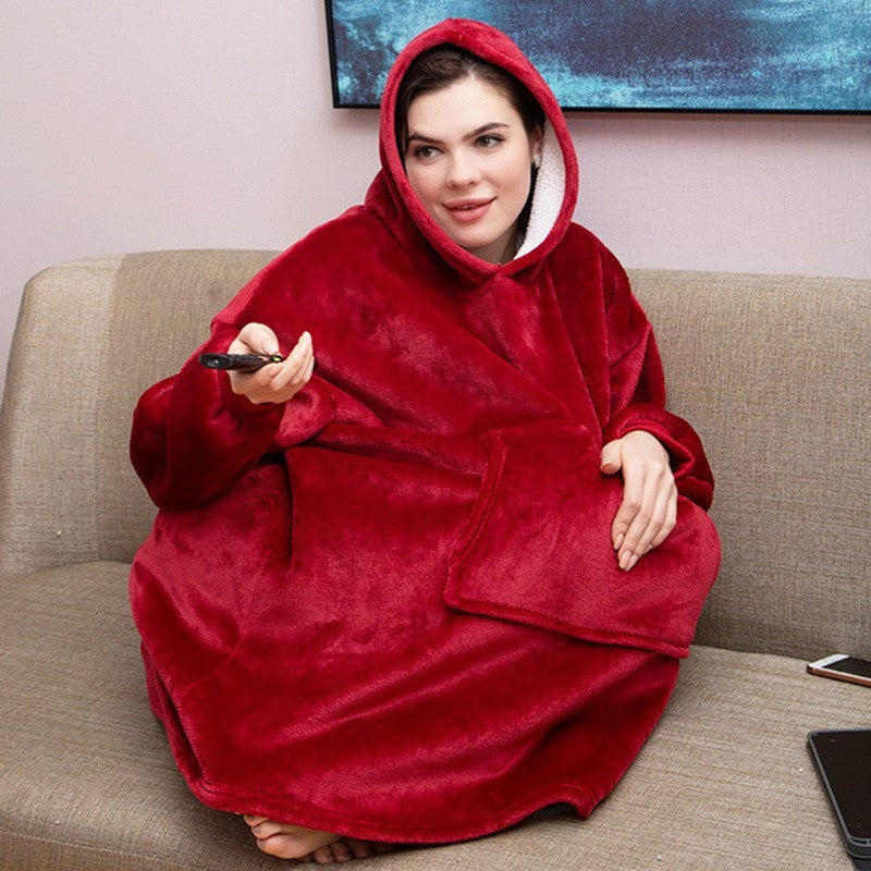 Wearable blanket hoodie by Glow Ritual