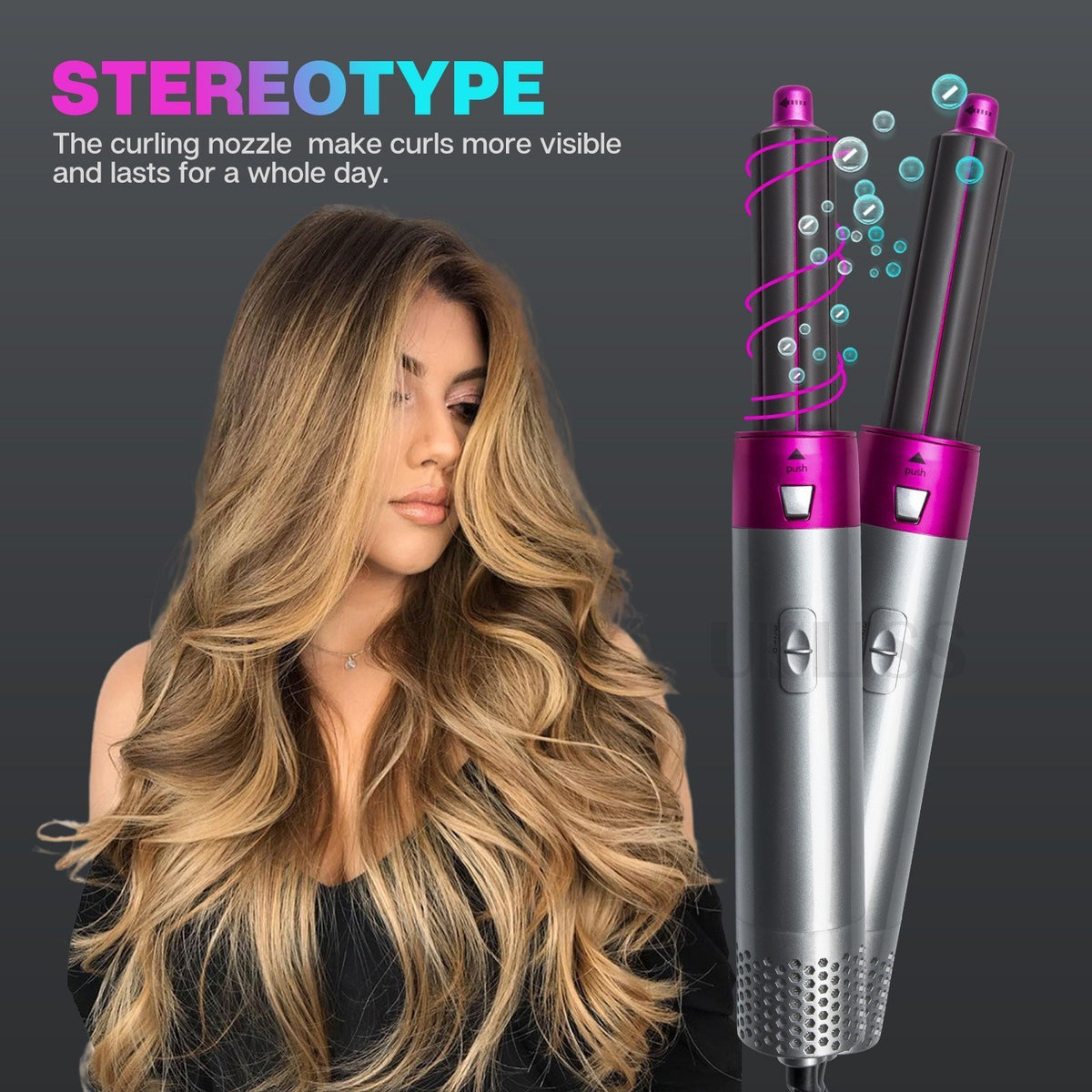 5-in-1 hot air brush styler by Glow Ritual