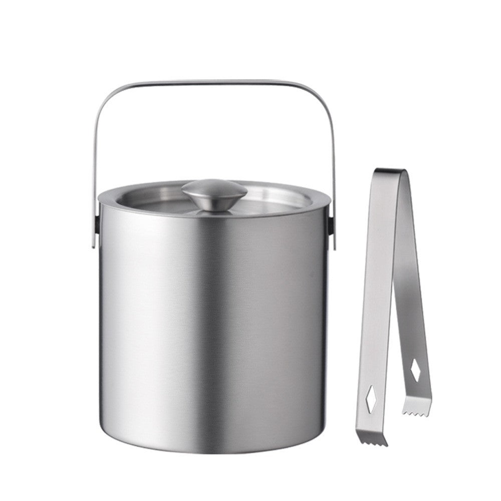 Stainless ice bucket by Glow Ritual