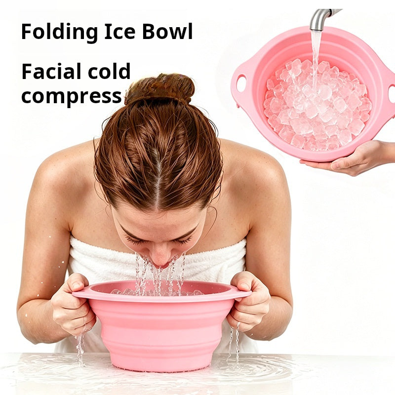Collapsible Facial Ice Bowl & Ice Mold Collection