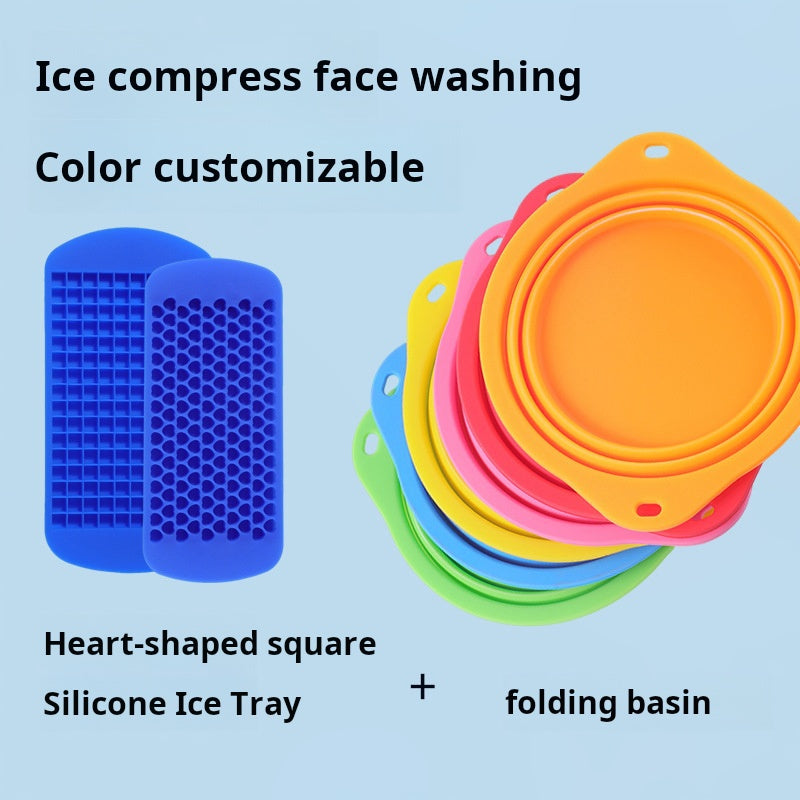 Collapsible Facial Ice Bowl & Ice Mold Collection