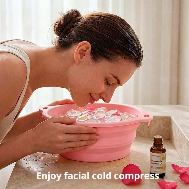 Collapsible Facial Ice Bowl & Ice Mold Collection