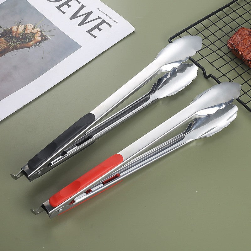 Stainless steel kitchen tongs by Glow Ritual